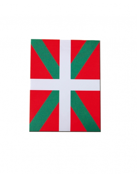 Bandera Papel Euskadi 15x20cm de 25m para Fiestas y Cumpleaños