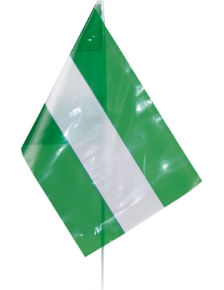 Bandera con Palo Andalucia 20x30cm para Fiestas y Cumpleaños