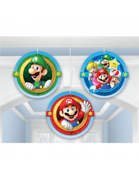 Colgantes Abeja Super Mario para Cumpleaños y Decoraciones