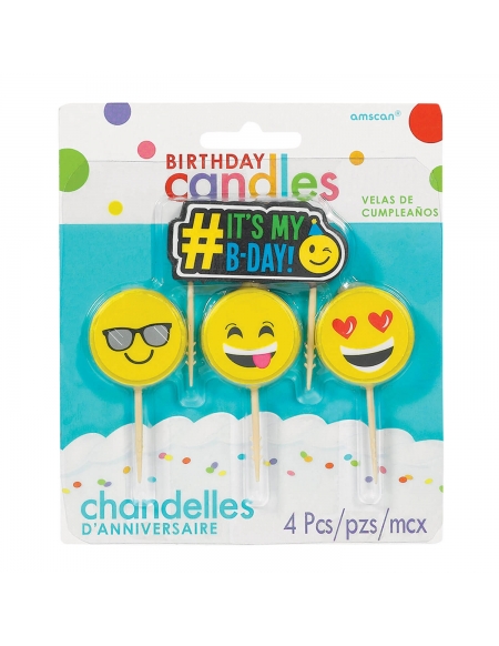 Velas Emoticonos para Fiestas Cumpleaños y Decoraciones