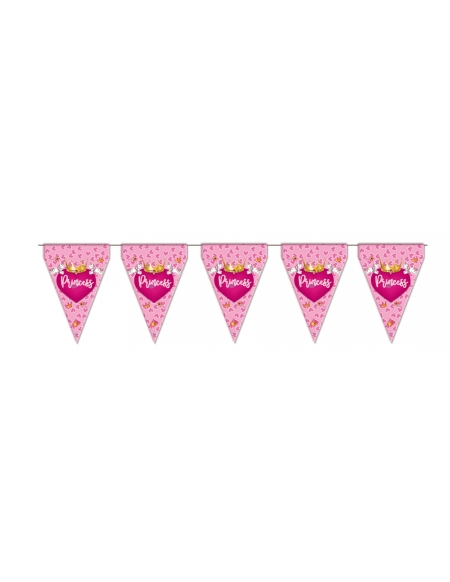 Banderin Princess 300cm para Fiestas Cumpleaños y Decoraciones