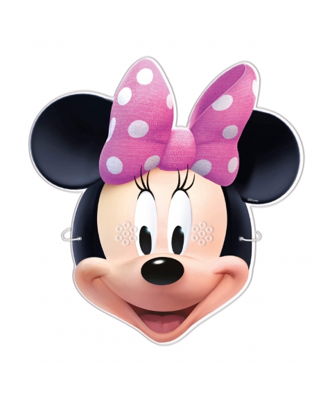 Mascaras Minnie Mouse Pink para Fiestas Cumpleaños y Decoraciones