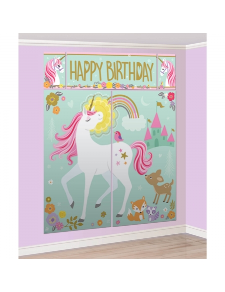 Decoracion Pared Magical Unicorn 17 UDS