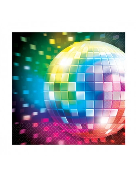 Servilletas Disco Fever 70 33x33cm 16 UDS