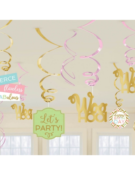 Colgantes Confetti Fun 12 UDS