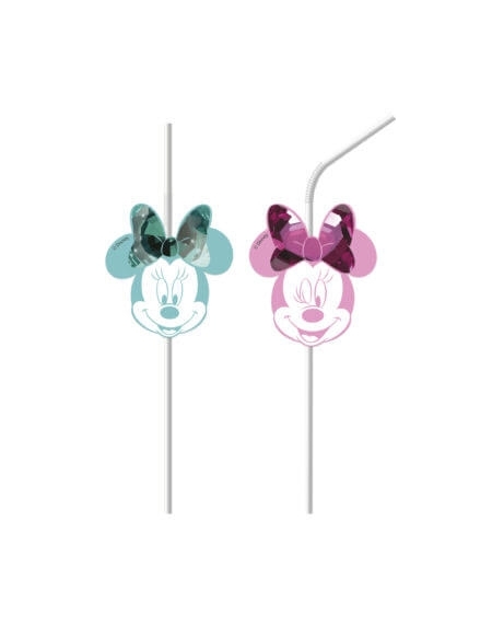 Pajitas Minnie Mouse Party Gem 6 UDS