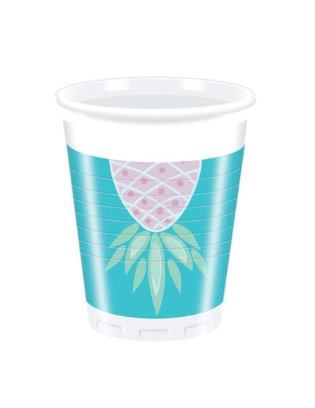 Vasos Pineapple 200ml 8 UDS