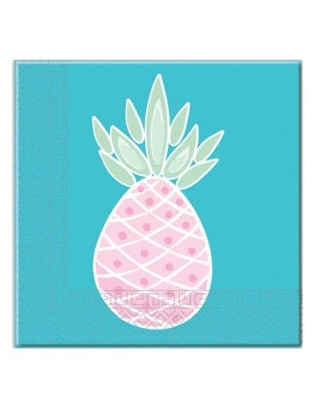 Servilletas Pineapple 33x33cm 20 UDS