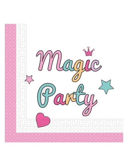 Servilletas Magic Party 33x33cm 20 UDS