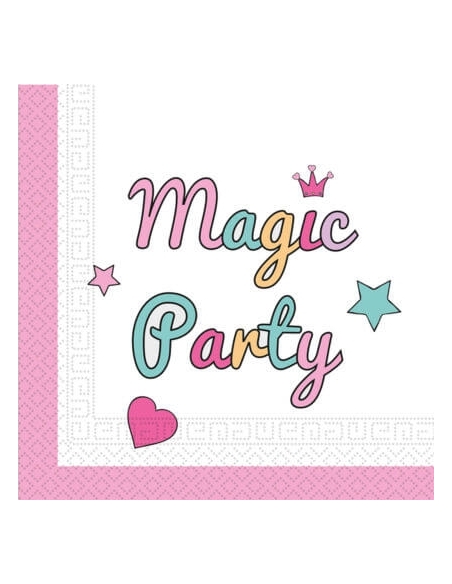 Servilletas Magic Party 33x33cm 20 UDS