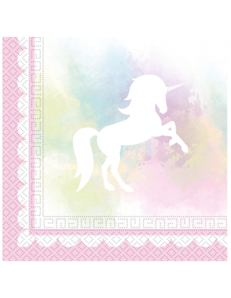 Servilletas Belive in Unicorns 33x33cm 20 UDS