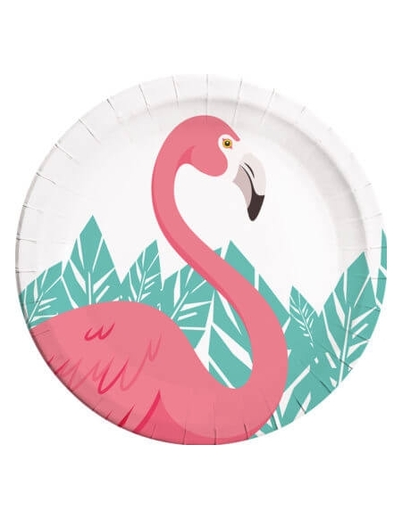 Platos Flamingo 23cm 8 UDS