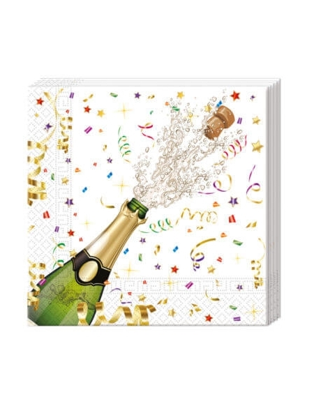 Servilletas Sparkling Celebration 33x33cm 20 UDS