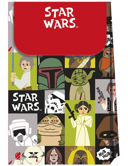 Bolsa Papel Star Wars Paper Cut 6 UDS