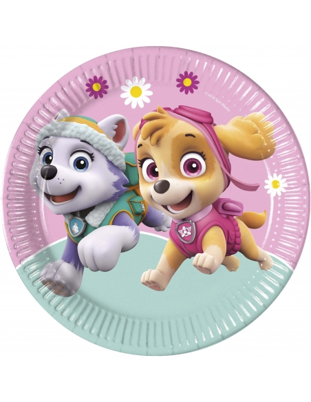 Platos Paw Patroll Sky and Everest de 23cm 8 UDS