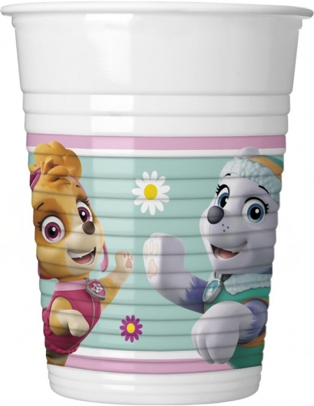 Vasos Paw Patroll Sky and Everest de 200ml 8 UDS