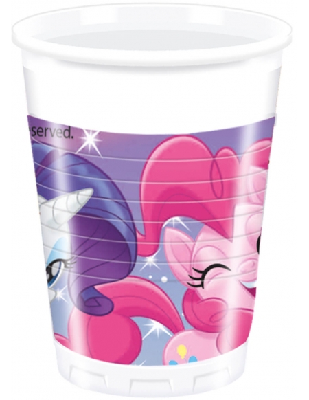 VasosMy Little Pony de 200ml 8 UDS