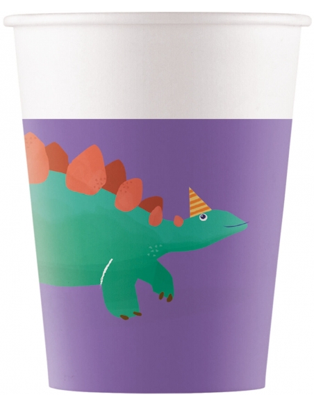 Vasos Dinosaur Roar de 200ml 8 UDS