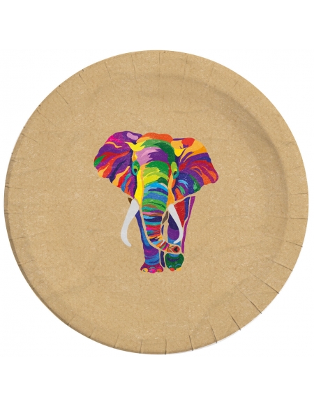 Platos Elephant de 23cm 8 UDS