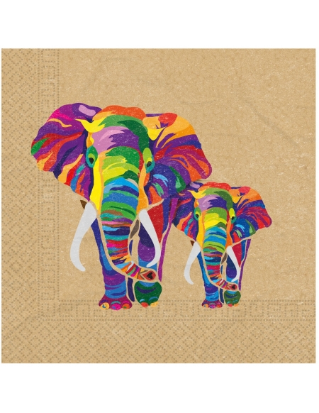 Servilletas Elephant de 33x33cm 20 UDS