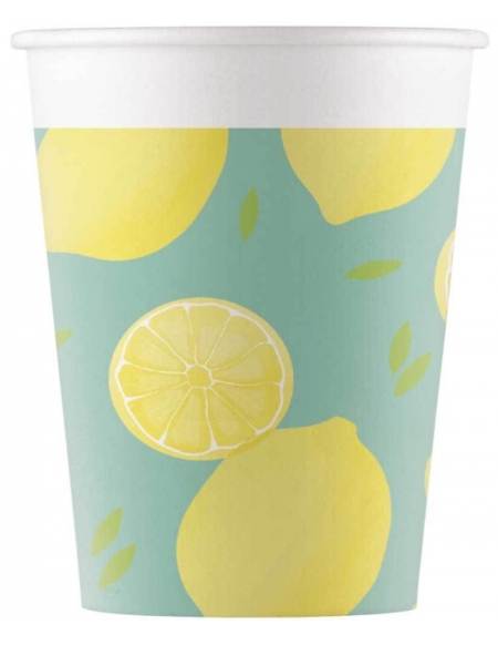 Vasos Lemons de 200ml 8 UDS