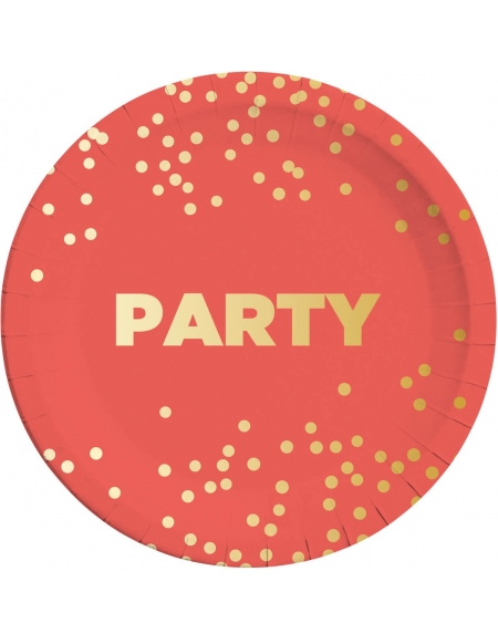 Platos Party Dots de 23cm 8 UDS