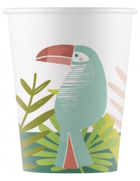 Vasos Toucan de 200ml 8 UDS