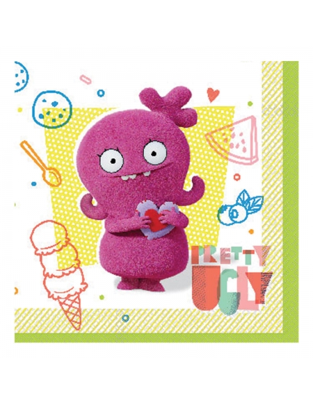 Servilletas Ugly Dolls 33x33cm 16 UDS