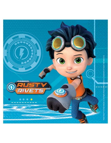 Servilletas Rusty Rivets 33x33cm 16 UDS
