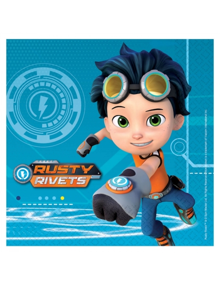 Servilletas Rusty Rivets 33x33cm 16 UDS