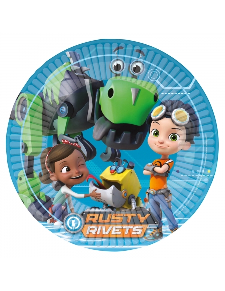 Platos Rusty Rivets 23cm 8 UDS