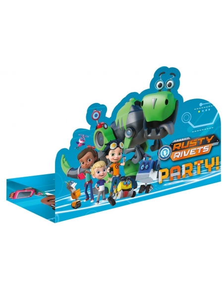 Invitaciones Rusty Rivets 8 UDS