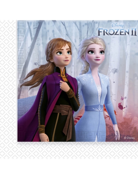 Servilletas Frozen 2 de 33x33cm 20 UDS