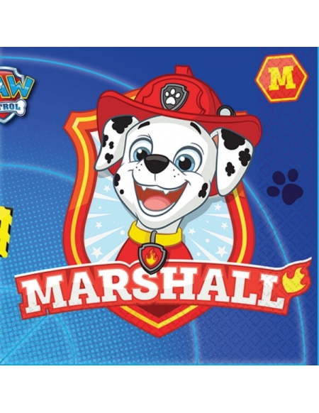 Servilletas Patrulla Canina 33x33cm 16 UDS