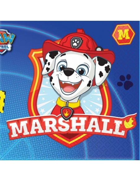 Servilletas Patrulla Canina 33x33cm 16 UDS