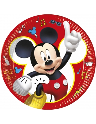 becerro Imaginativo perfil Platos Mickey Mouse Pals at Play de 23cm para Cumpleaños