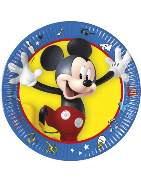 Platos Mickey Mouse Pals at Play de 20cm para Cumpleaños