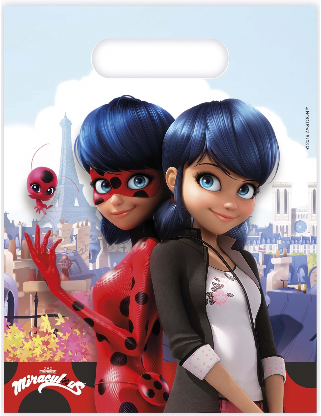  Paquete de fiesta Miraculous Ladybug con bolsas de