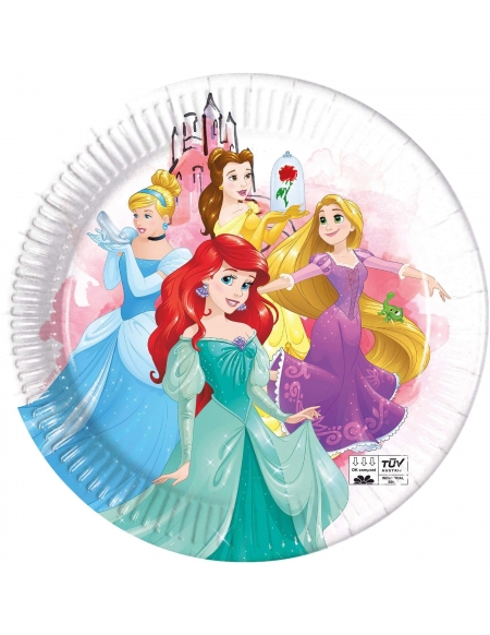 Platos Compostables Princesas Disney de 23cm 8 UDS