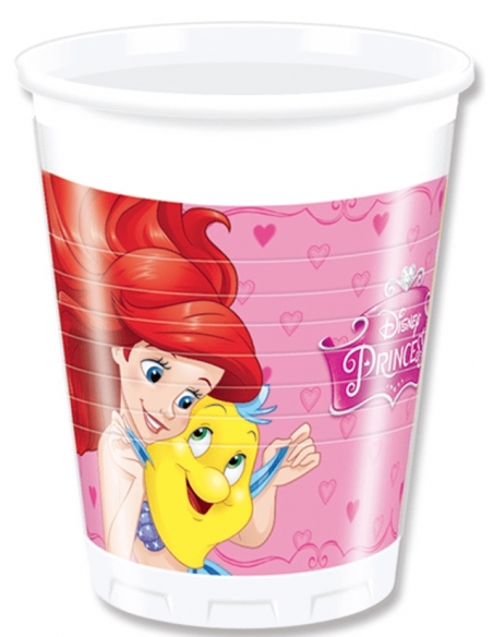 Vasos de Plastico Princess Dreaming de 200ml 8 UDS