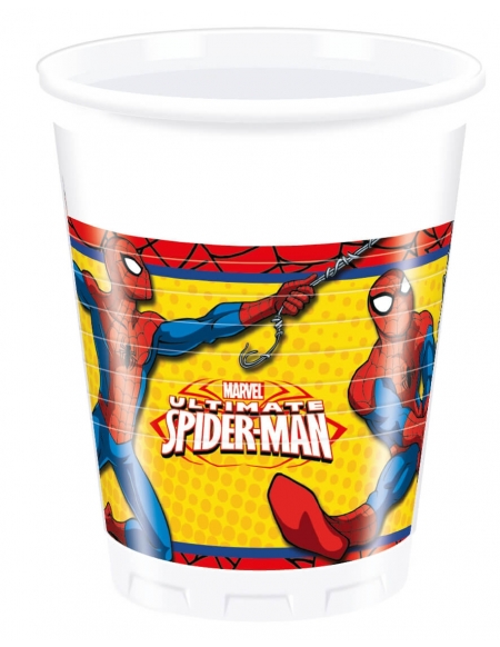 Vasos Spiderman Power de 200ml 8 UDS