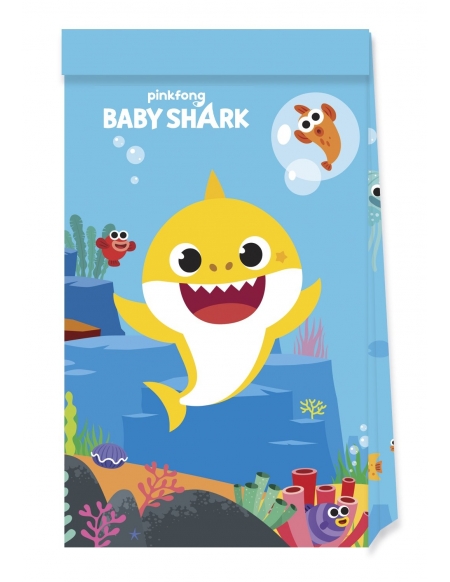 Bolsa de Fiesta Baby Shark para Fiestas y Cumpleaños