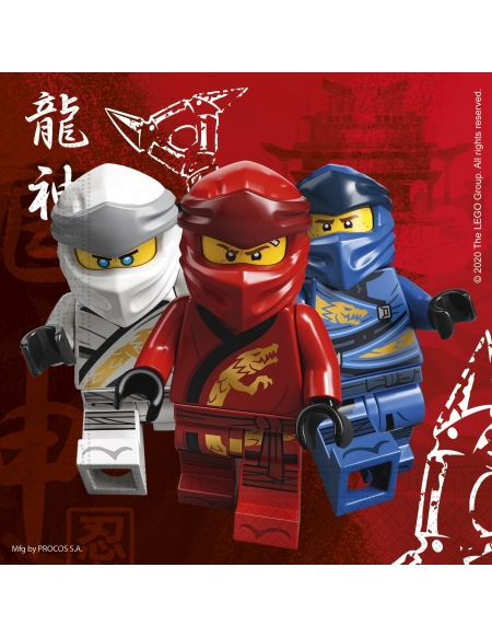 Servilletas Ninjago de 33x33cm para Cumpleaños