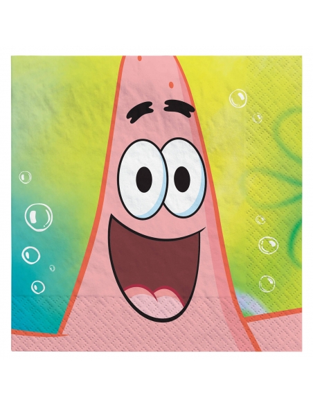 Servilletas Bob Esponja de 33x33cm 16 UDS