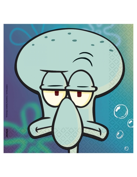 Servilletas Bob Esponja de 33x33cm 16 UDS