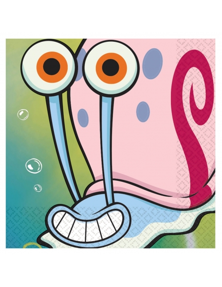 Servilletas Bob Esponja de 33x33cm 16 UDS