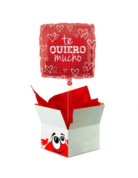 Caja Sorpresa con Globos para San Valentin C001