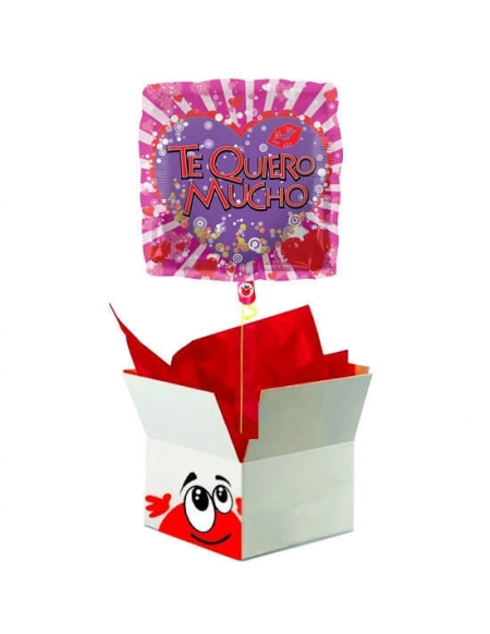 Caja Sorpresa con Globos para San Valentin C002