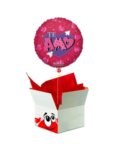 Caja Sorpresa con Globos para San Valentin C003