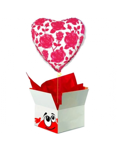 Caja Sorpresa con Globos para San Valentin C006